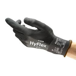 Gants Hyflex mousse, nitrile noir