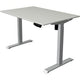 Bureau assis-debout Kerkmann 10226611 move 1 gris clair; argent