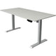 Bureau assis-debout Kerkmann 10227111 move 1 gris clair; argent