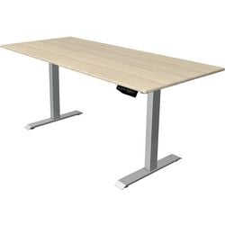 Bureau assis-debout Kerkmann 10227750 move 1 érable ; argent