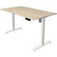 Bureau assis-debout Kerkmann 10358250 move 1 érable ; blanc