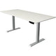 Kerkmann bureau assis-debout 10227510 move 1 blanc; argent