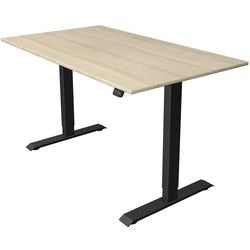 Bureau assis-debout Kerkmann 10181450 mélamine anthracite; érable