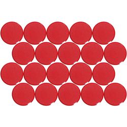 Tableau blanc-magnétique maul 6178125 rouge paquet de 20 pièces