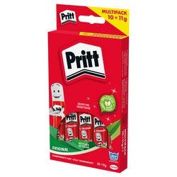 Bâton de colle Pritt original 11 g paquet de 10