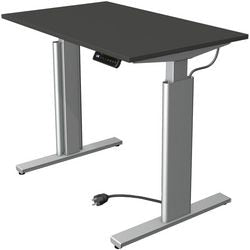 Kerkmann bureau assis-debout 10231413 aggloméré anthracite, argent