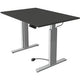 Kerkmann bureau assis-debout 10231913 aggloméré anthracite, argent