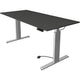 Kerkmann bureau assis-debout 10233413 aggloméré anthracite, argent