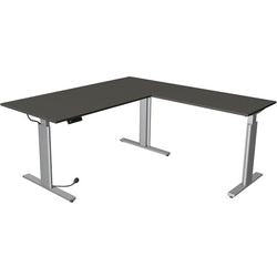 Kerkmann bureau assis-debout 10234413 aggloméré anthracite, argent