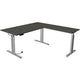 Kerkmann bureau assis-debout 10234413 aggloméré anthracite, argent