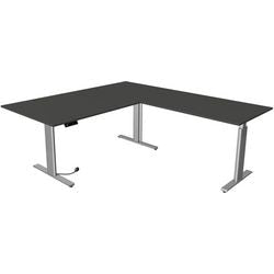 Kerkmann bureau assis-debout 10235913 aggloméré anthracite, argent
