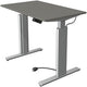 Kerkmann bureau assis-debout 10231312 panneaux de particules graphite, argent