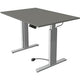 Kerkmann bureau assis-debout 10231812 panneaux de particules graphite, argent