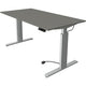 Kerkmann bureau assis-debout 10232812 panneaux de particules graphite, argent
