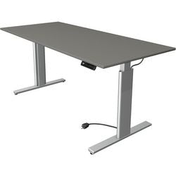 Kerkmann bureau assis-debout 10233312 panneaux de particules graphite, argent
