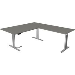 Kerkmann bureau assis-debout 10235812 panneaux de particules graphite, argent