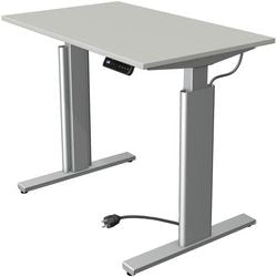 Kerkmann bureau assis-debout 10231111 aggloméré gris clair, argent
