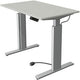 Kerkmann bureau assis-debout 10231111 aggloméré gris clair, argent