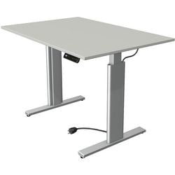 Kerkmann bureau assis-debout 10231611 aggloméré gris clair, argent