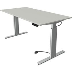 Kerkmann bureau assis-debout 10232611 aggloméré gris clair, argent