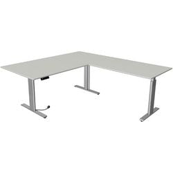 Kerkmann bureau assis-debout 10235611 aggloméré gris clair, argent