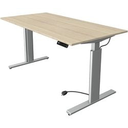 Kerkmann bureau assis-debout 10232750 aggloméré érable, argent