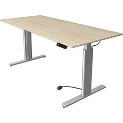 Kerkmann bureau assis-debout 10233250 aggloméré érable, argent