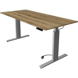 Kerkmann bureau assis-debout 10233055 chêne aggloméré, argent