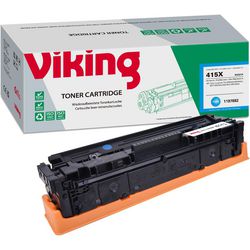 Cartouche de toner compatible viking hp 415x w2031x cyan