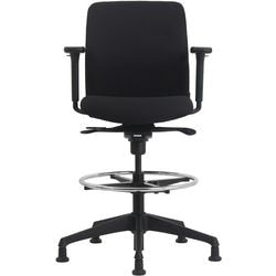 Chaise à dessin eurosseats vigo tissu noir