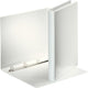 Classeur à anneaux panoramique Esselte essentials a4 - 4 anneaux - largeur de dos de 30 mm - capacité de 140 feuilles - blanc