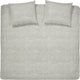 Housse de couette Cendrillon lyn - 2 personnes - coton - lits jumeaux extra larges - 260x200 220 cm - lin naturel + 2 taies d'oreiller 60x70