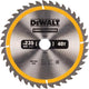 Lame de scie circulaire Dewalt dt1955 - 235 x 30 x 40t - bois et métaux non ferreux