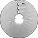 Trixie Protective Collar mousse en caoutchouc gris