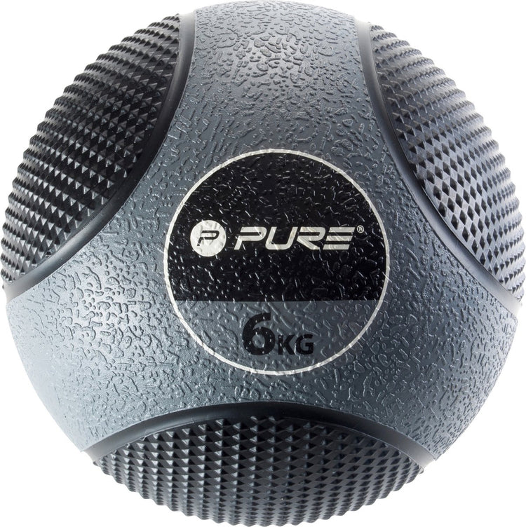 Pure2improve - médecine-ball - médecine-ball - 6kg - gris