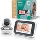 Alecto dvm200m - babyphone avec caméra - mobile à distance - blanc