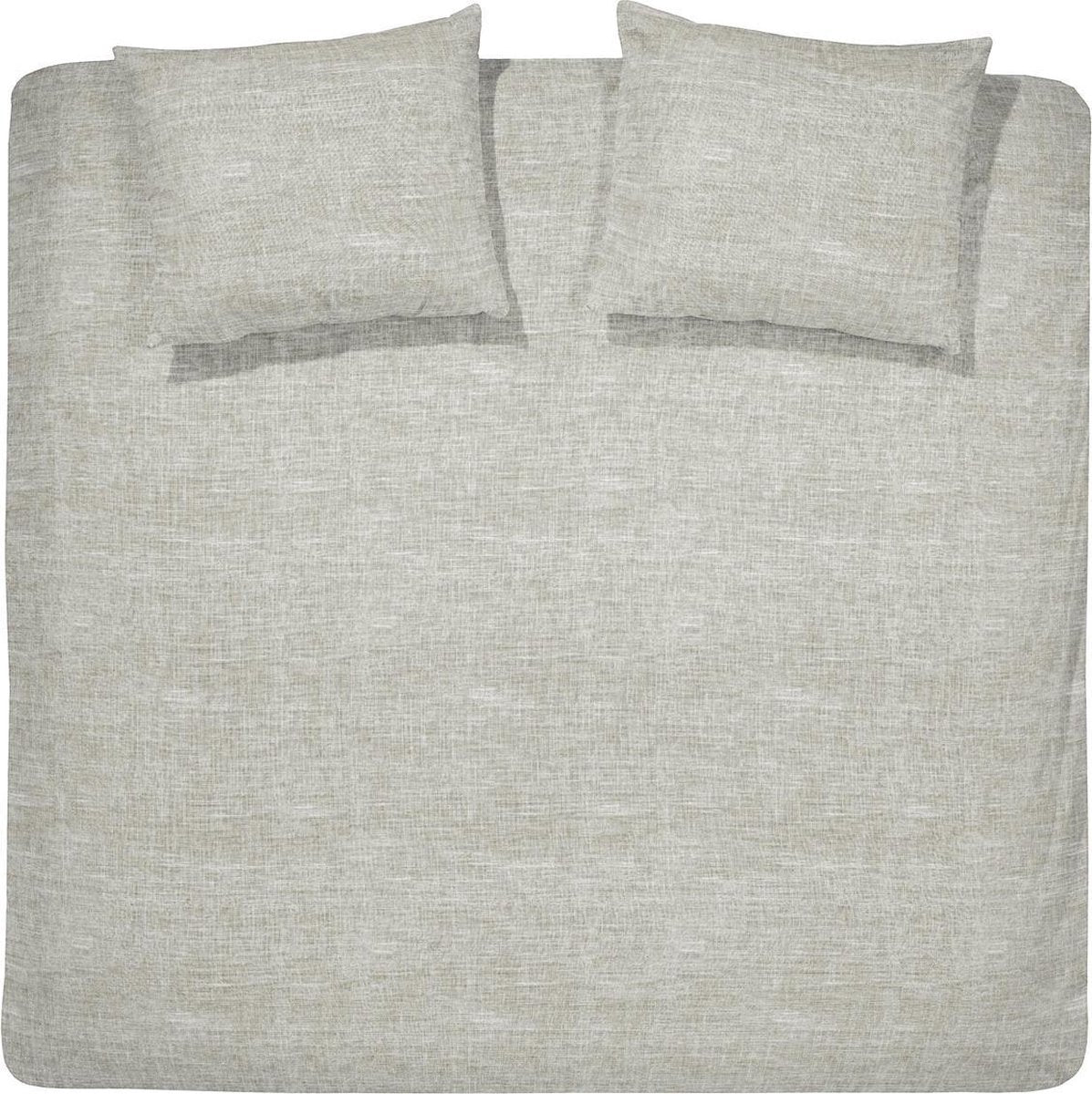 Housse de couette Cendrillon lyn - 2 personnes - coton - lits jumeaux - 240 x 200 220 cm - lin naturel + 2 taies d'oreiller 60x70