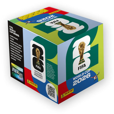 Panini - coupe du monde fifa 2026 - coffret d'autocollants présentoir 50 paquets d'autocollants