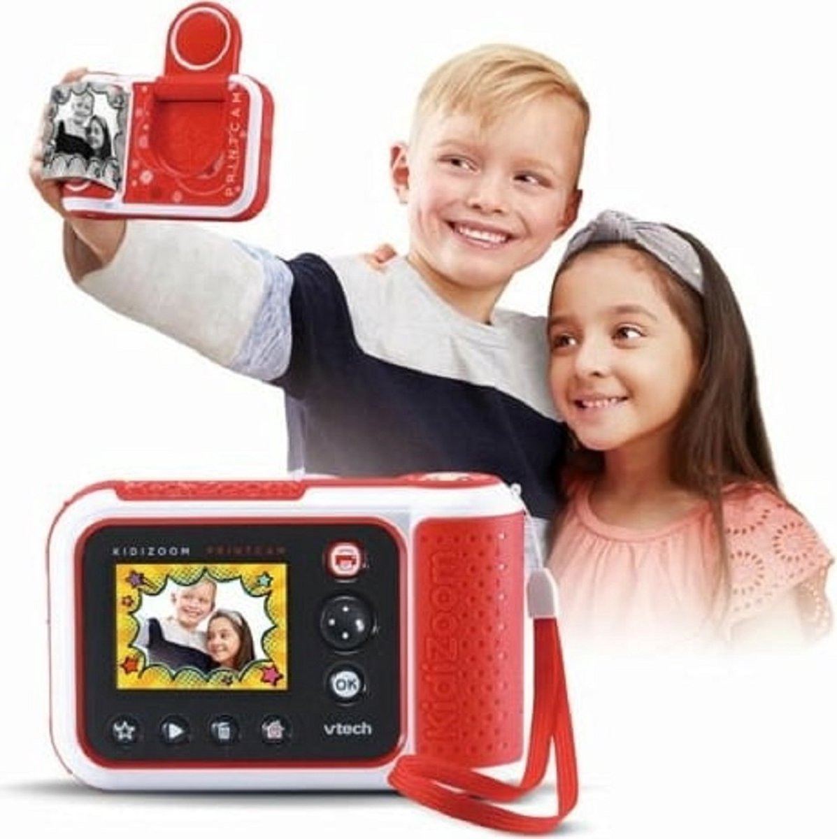 Caméra d'impression pour enfants Vtech avec selfie et impression directe.