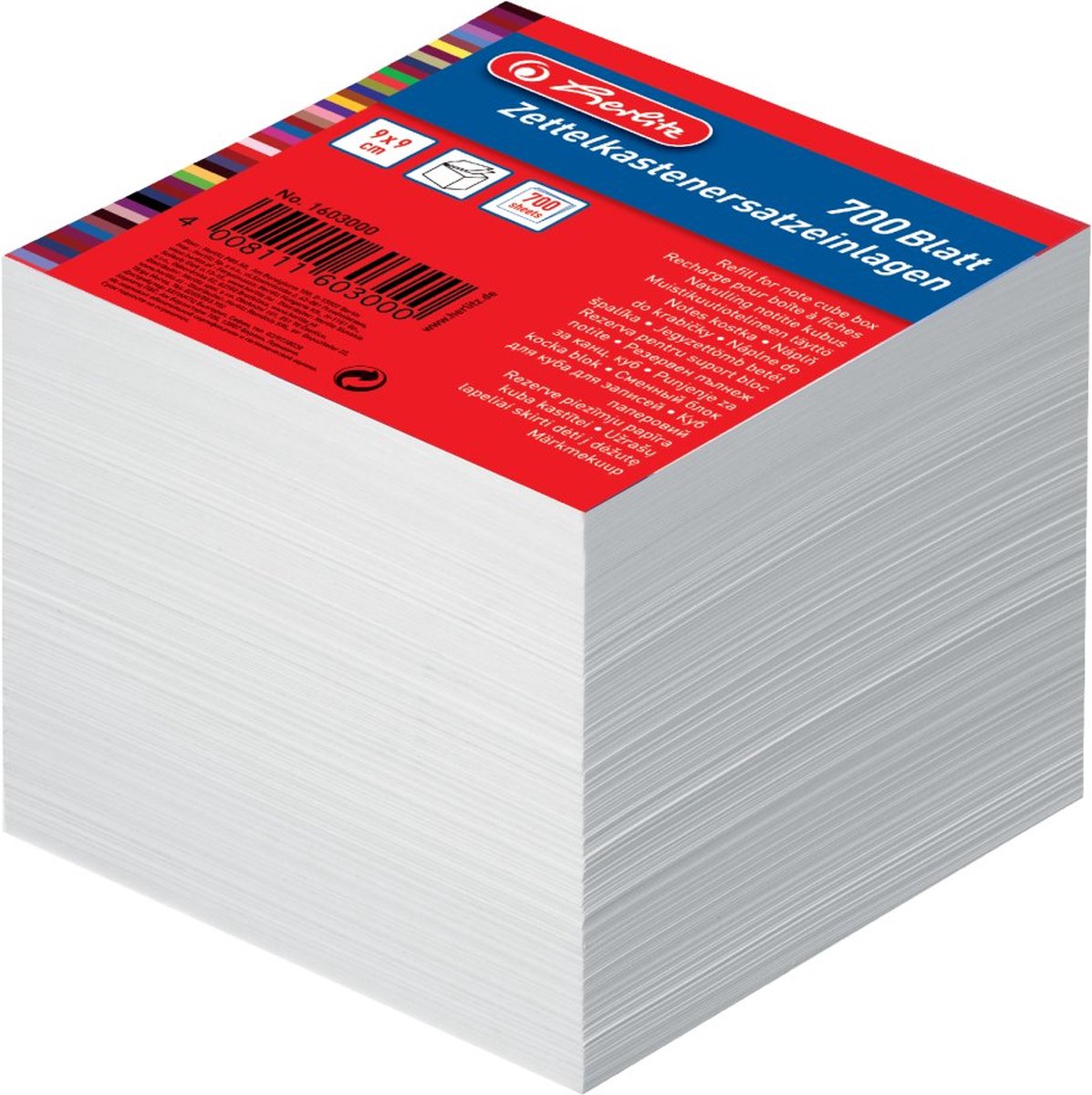 Bloc-notes Herlitz blanc 700 1603000 1 pièce(s)