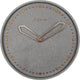 Croix Nexttime – horloge murale – 35 cm – polyrésine – gris