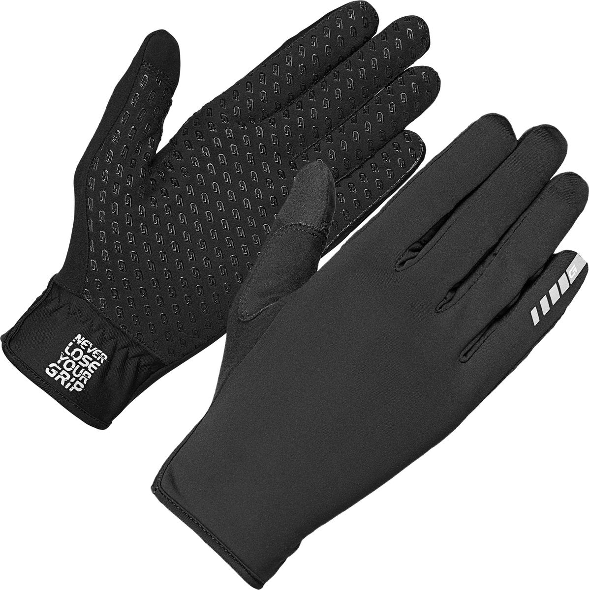 Gripgrab - raptor raceday coupe-vent printemps automne gants de cyclisme coupe-vent sans rembourrage - noir - unisexe - taille XL
