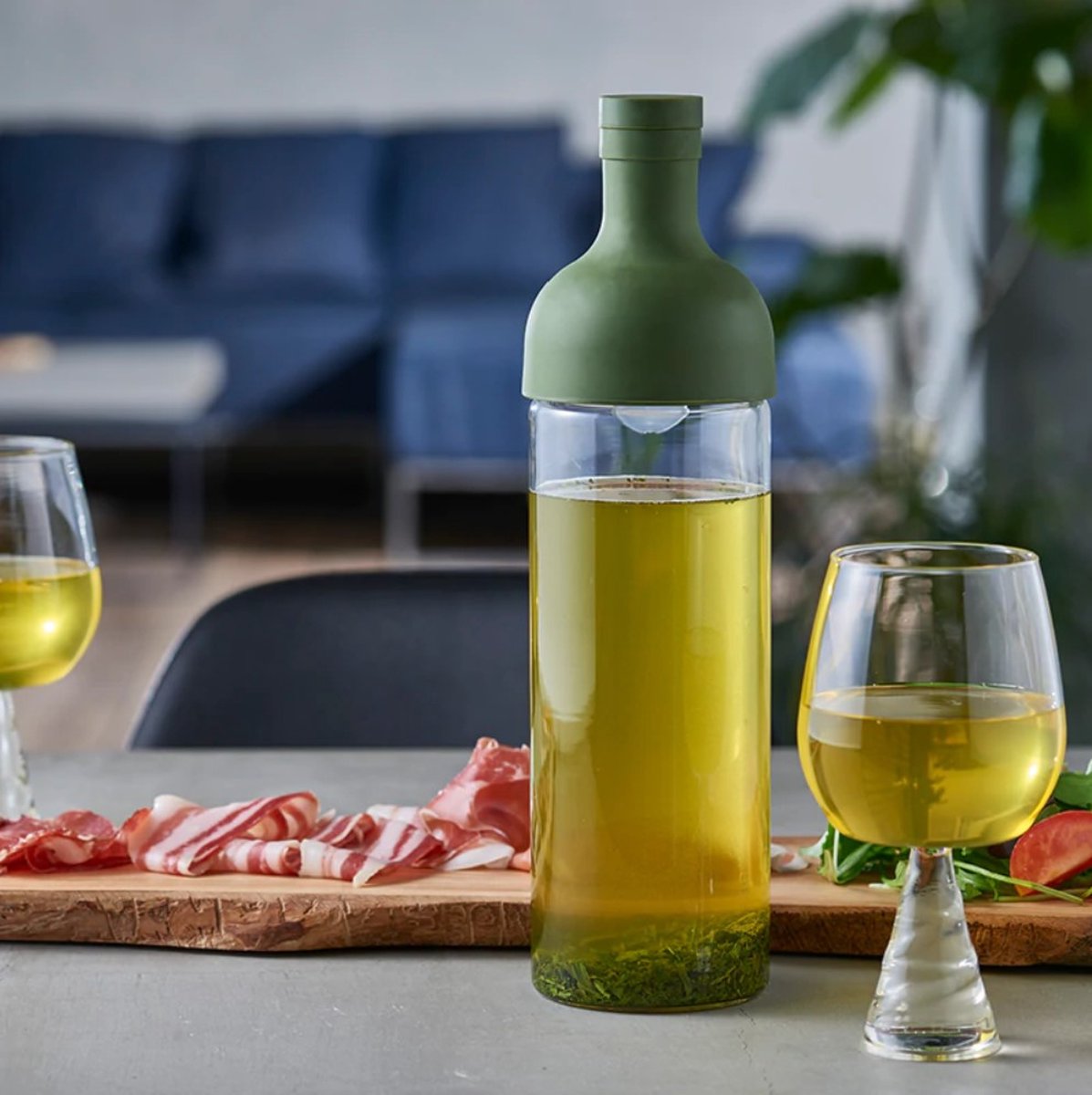 Hario filtre en bouteille bouteille de thé glacé vert olive 750ml