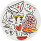 Blonde Amsterdam, spéciaux. amour : petit four 12 cm bisous