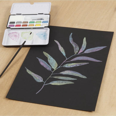 Art aqua aquarel peinture métallique, 12 couleurs