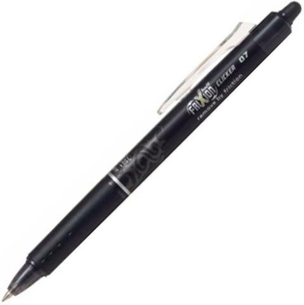 Stylo bille Pilot frixion clicker 0,7mm – boîte de 12 pièces - noir