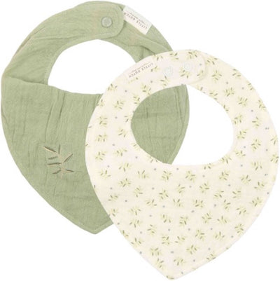 Bavoir bandana Little Dutch - taille - bavoir bave garçons filles - vert - essentiels