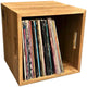 Boîte à musique designs boîte à disque vinyle en bois - chêne huilé (7 pouces)