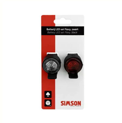 Ensemble d'éclairage SIMSON «Flexy» LED - noir