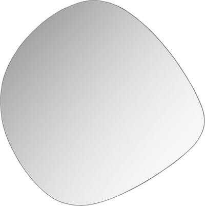 Miroir Woood Philou - verre métal - noir - 60x59x0,5